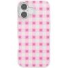 PopSockets iPhone 17 Case Compatible with MagSafe, Phone Case for iPhone 17, Wireless Charging Compatible, Case Only – Blush Gingham