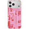 PopSockets iPhone 17 Pro Max Case Compatible with MagSafe, Phone Case for iPhone 17 Pro Max, Wireless Charging Compatible, Case Only – Hot Off The Press Pink