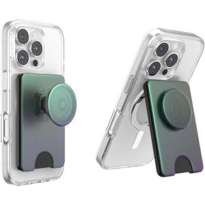 PopSockets Kick-Out Wallet for MagSafe, Adjustable Kickstand, Magnetic Stand – Nightshade
