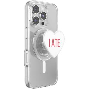PopSockets Phone Grip for MagSafe with Kickstand, Magnetic Stand, Swappable Top, Secure Hold for iPhone MagSafe Cases, Phone & Tablet Grip – Heart I Ate