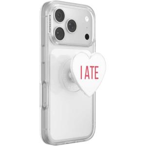 PopSockets Swappable PopTop for Phone Grips, Compatible with Adhesive or MagSafe Bases – Heart I Ate