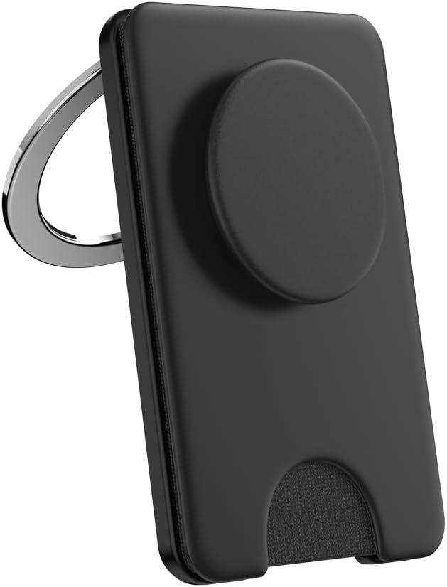 image:imagePopSockets KickOut Wallet for MagSafe Adjustable Kickstand Magnetic Stand Black