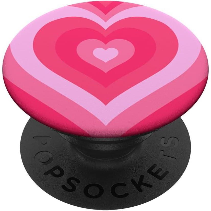 image:imageCute Pink Latte Love Coffee Heart Pattern Stylish Girly PopSockets Adhesive PopGripAdhesive PopGrip