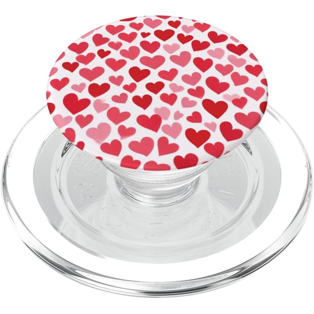image:imageRed Hearts PopSockets Adhesive PopGripMagnetic PopGrip