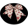 Bow Hearts Valentine Cute Coquette Bow PopSockets Adhesive PopGrip(Adhesive PopGrip)