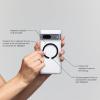 Cherry Beige Bow Coquette Pattern Cute Aesthetic Girly PopSockets Adhesive PopGrip(Magnetic PopGrip)