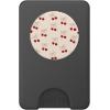 Cherry Beige Bow Coquette Pattern Cute Aesthetic Girly PopSockets Adhesive PopGrip(Magnetic PopWallet)