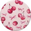 Coquette Cherry and Pink Bow PopSockets Adhesive PopGrip(Adhesive PopGrip)