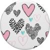 Pink Hearts Love Symbol Girl Cute Minimalistic PopSockets Swappable PopGrip(Standard)