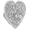 PopSockets Swappable PopTop for Phone Grips, Compatible with Adhesive or MagSafe Bases – Confetti Heart Silver Sizzle