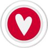 Red Heart Elegant Simple Love Valentines Day Pop Socket PopSockets PopGrip: Swappable Grip for Phones & Tablets PopSockets MagSafe PopGrip for iPhone(MagSafe)