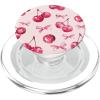 Coquette Cherry and Pink Bow PopSockets Adhesive PopGrip(Magnetic PopGrip)