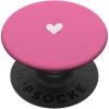 Cute Heart Love Pink PopSockets Adhesive PopGrip(Adhesive PopGrip)