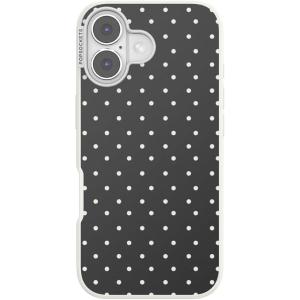 PopSockets iPhone 17 Case Compatible with MagSafe, Phone Case for iPhone 17, Wireless Charging Compatible, Case Only – Licorice Dot