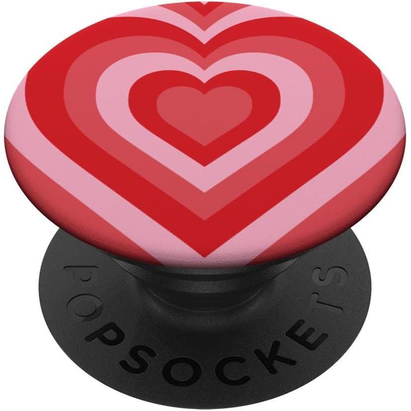 image:imageAesthetic Red Pink Coffee Latte Love Heart Groovy Girly PopSockets Adhesive PopGripAdhesive PopGrip