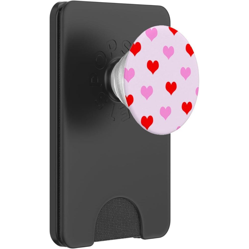 image:imageHeart Pattern Valentines Day PopSockets Adhesive PopGripMagnetic PopWallet