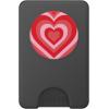 Aesthetic Red Pink Coffee Latte Love Heart Groovy Girly PopSockets Adhesive PopGrip(Magnetic PopWallet)