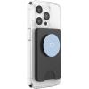 Baby Blue/Pastel Blue Hand Drawn Heart Love Minimalist PopSockets PopGrip for MagSafe(Magnetic PopWallet)