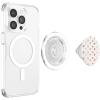 Boho Cute Hearts with Neutral Pastel Colors PopSockets Adhesive PopGrip(Magnetic PopGrip)