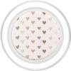 Boho Cute Hearts with Neutral Pastel Colors PopSockets Adhesive PopGrip(Magnetic PopGrip)