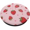 Cute Pink Strawberry PopSockets Adhesive PopGrip(Adhesive PopGrip)
