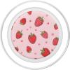 Cute Pink Strawberry PopSockets Adhesive PopGrip(Magnetic PopGrip)