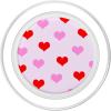 Heart Pattern Valentines Day PopSockets Adhesive PopGrip(Magnetic PopGrip)