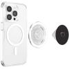 Pink Heart Black PopSockets Adhesive PopGrip(Magnetic PopGrip)