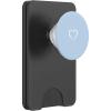 Baby Blue/Pastel Blue Hand Drawn Heart Love Minimalist PopSockets PopGrip for MagSafe(Magnetic PopWallet)