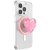 PopSockets Phone Grip Compatible with MagSafe, Phone Holder, Wireless Charging Compatible – Dichroic Heart