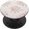 Vintage Pink Rose Pattern Classic Floral Bouquet PopSockets Adhesive PopGrip(Adhesive PopGrip)