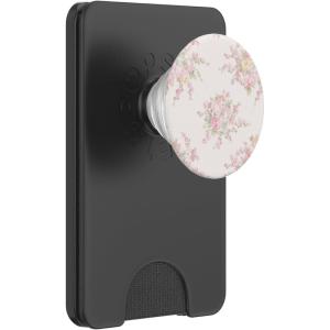 Vintage Pink Rose Pattern Classic Floral Bouquet PopSockets Adhesive PopGrip(Magnetic PopWallet)