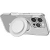 PopSockets Kick-Out Grip for MagSafe, Phone Grip with Built-in Phone Stand, Adjustable Kickstand for Portrait or Landscape, Strong Magnetic Hold, Wireless Charging Compatible – Glossy White