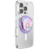 PopSockets Phone Grip for MagSafe with Kickstand, Magnetic Stand, Swappable Top, Secure Hold for iPhone MagSafe Cases, Phone & Tablet Grip – Enamel Butterfly Prism