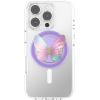 PopSockets Phone Grip for MagSafe with Kickstand, Magnetic Stand, Swappable Top, Secure Hold for iPhone MagSafe Cases, Phone & Tablet Grip – Enamel Butterfly Prism