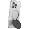 PopSockets Kick-Out Grip for MagSafe, Phone Grip with Built-in Phone Stand, Adjustable Kickstand for Portrait or Landscape, Strong Magnetic Hold, Wireless Charging Compatible – Radial Black