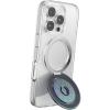 PopSockets Kick-Out Grip for MagSafe, Phone Grip with Built-in Phone Stand, Adjustable Kickstand for Portrait or Landscape, Strong Magnetic Hold, Wireless Charging Compatible – Nightshade