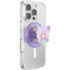 PopSockets Phone Grip for MagSafe with Kickstand, Magnetic Stand, Swappable Top, Secure Hold for iPhone MagSafe Cases, Phone & Tablet Grip – Enamel Butterfly Prism