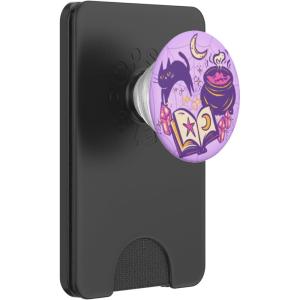 PopSockets Phone Grip, Halloween – Purple Brew PopSockets PopGrip for MagSafe(Magnetic PopWallet)
