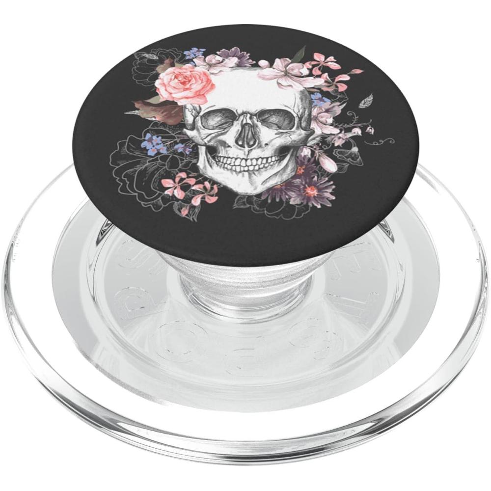 image:imagePopSockets Skull amp Goth Phone Grip amp Stand  Death Petal PopSockets PopGrip for MagSafeMagnetic PopGrip
