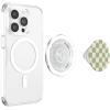 PopSockets Phone Grip – Green Beige Checker PopSockets PopGrip for MagSafe(Magnetic PopGrip)