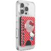PopSockets Phone Wallet with Expanding Grip, Phone Card Holder, Wireless Charging Compatible, Wallet Compatible with MagSafe, Sanrio – Classic Hello Kitty