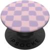 PopSockets Phone Grip – Pink & Purple Checker PopSockets PopGrip for MagSafe(Adhesive PopGrip)