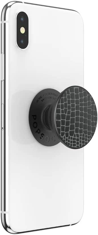 image:imagePopSockets Phone Grip with Expanding Kickstand PopSockets for Phone Metal Croc