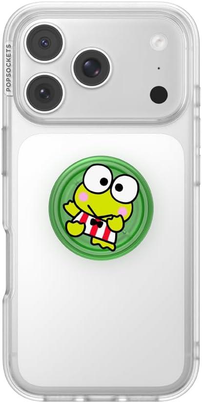 image:imagePopSockets Swappable PopTop for Phone Grips Compatible with Adhesive or MagSafe Bases Sanrio Dancing Keroppi