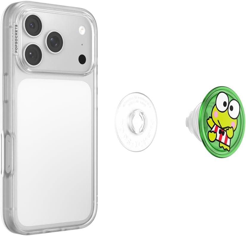 image:imagePopSockets Swappable PopTop for Phone Grips Compatible with Adhesive or MagSafe Bases Sanrio Dancing Keroppi