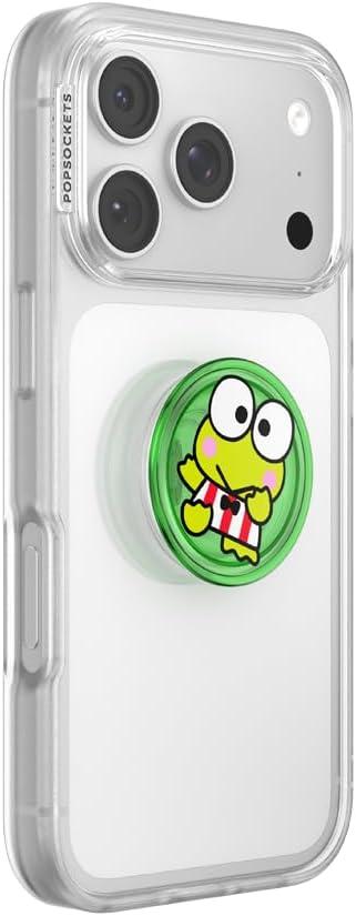 image:imagePopSockets Swappable PopTop for Phone Grips Compatible with Adhesive or MagSafe Bases Sanrio Dancing Keroppi