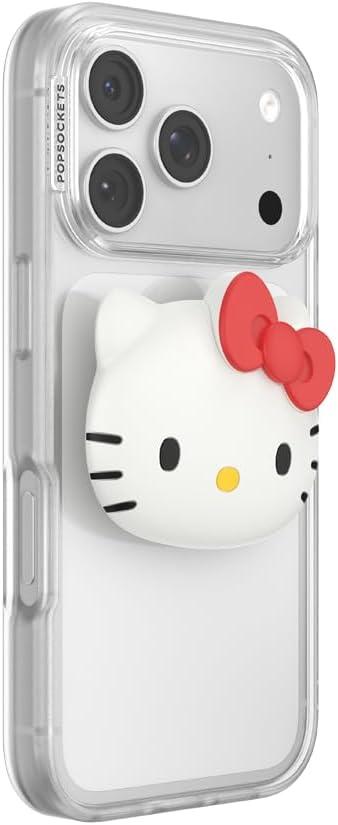 image:imagePopSockets Swappable PopTop for Phone Grips Compatible with Adhesive or MagSafe Bases Sanrio PopOut Hello Kitty