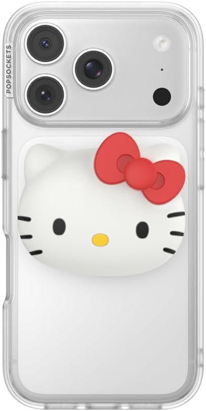 image:imagePopSockets Swappable PopTop for Phone Grips Compatible with Adhesive or MagSafe Bases Sanrio PopOut Hello Kitty