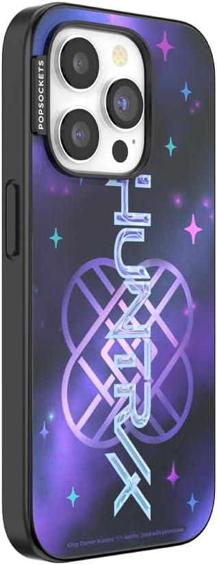 image:imagePopSockets iPhone 15 Pro Case Compatible with MagSafe Phone Case for iPhone 15 Pro Wireless Charging Compatible Case Only Mirror Huntrix